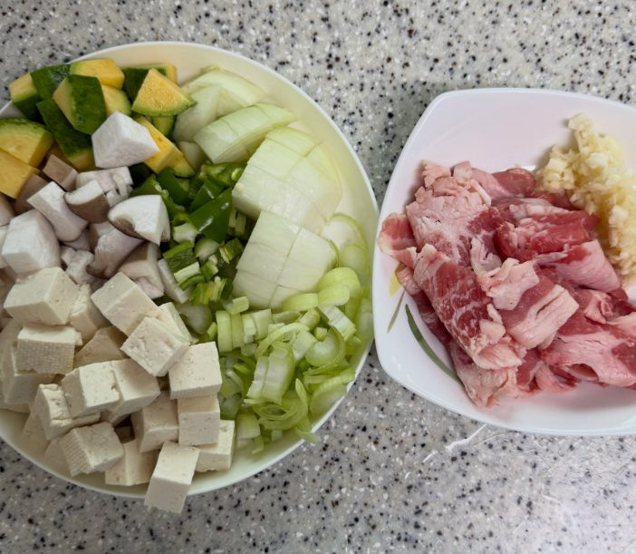 된장찌개 재료